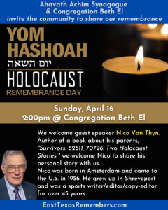 Yom Hashoah 2023